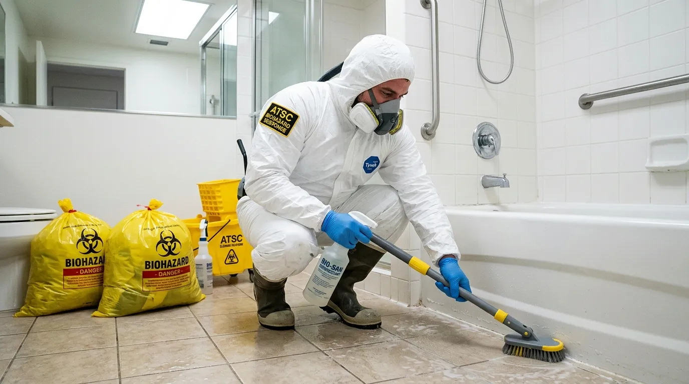 Decontamination equipment deployed for Blood Cleanup in Sunland